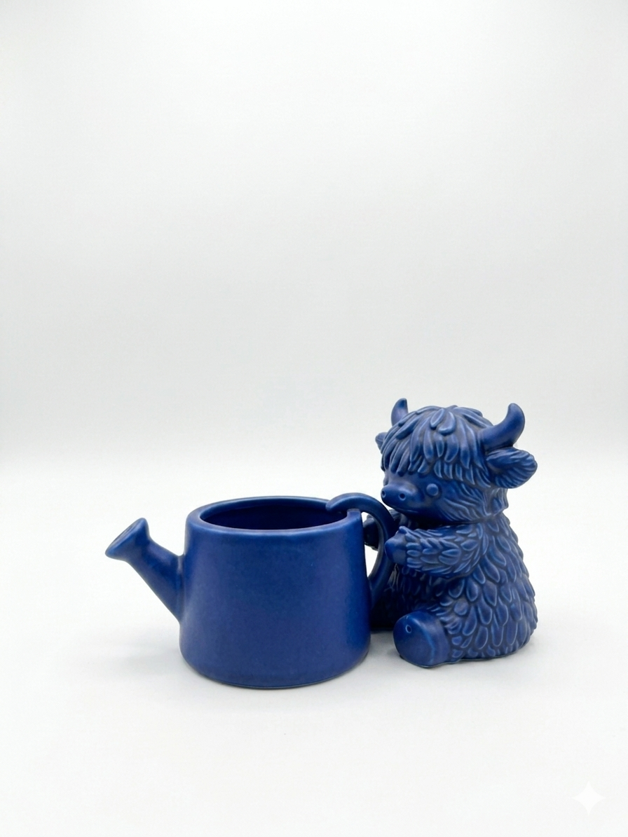 Cow Watering Can Planter - Image 12