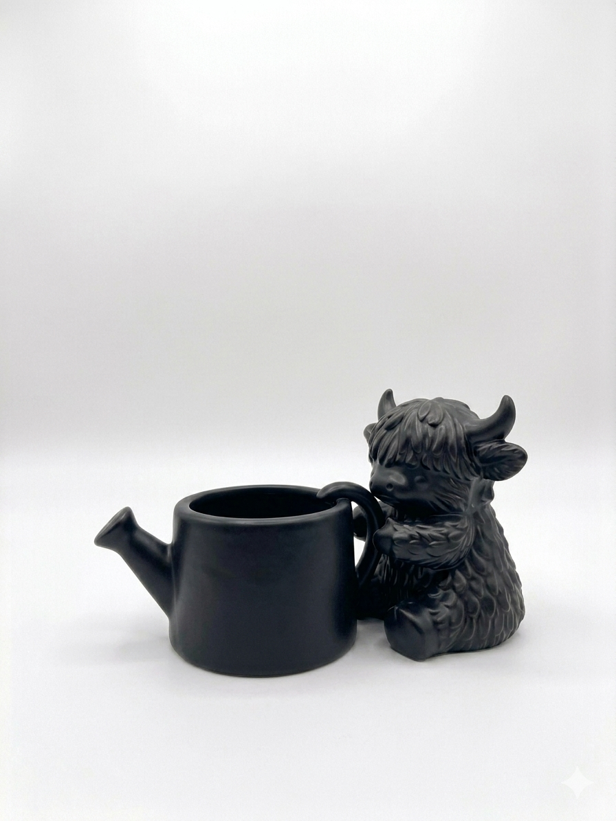 Cow Watering Can Planter - Image 10