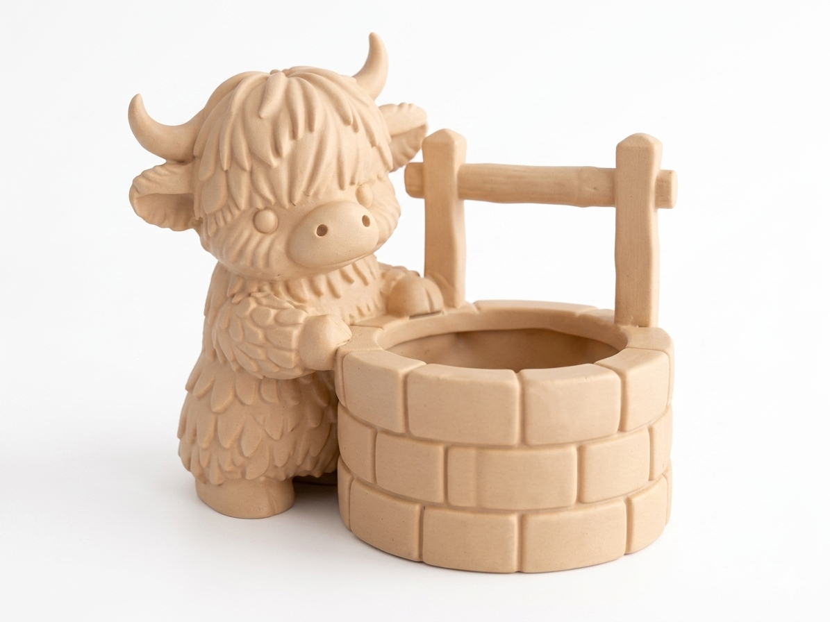 Cow Water Well Planter - Image 2