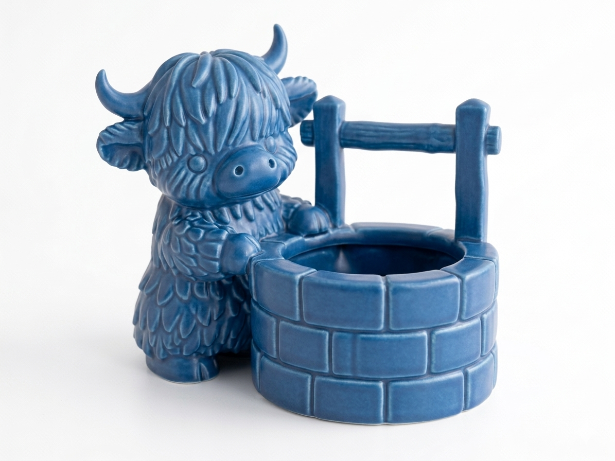 Cow Water Well Planter - Image 3