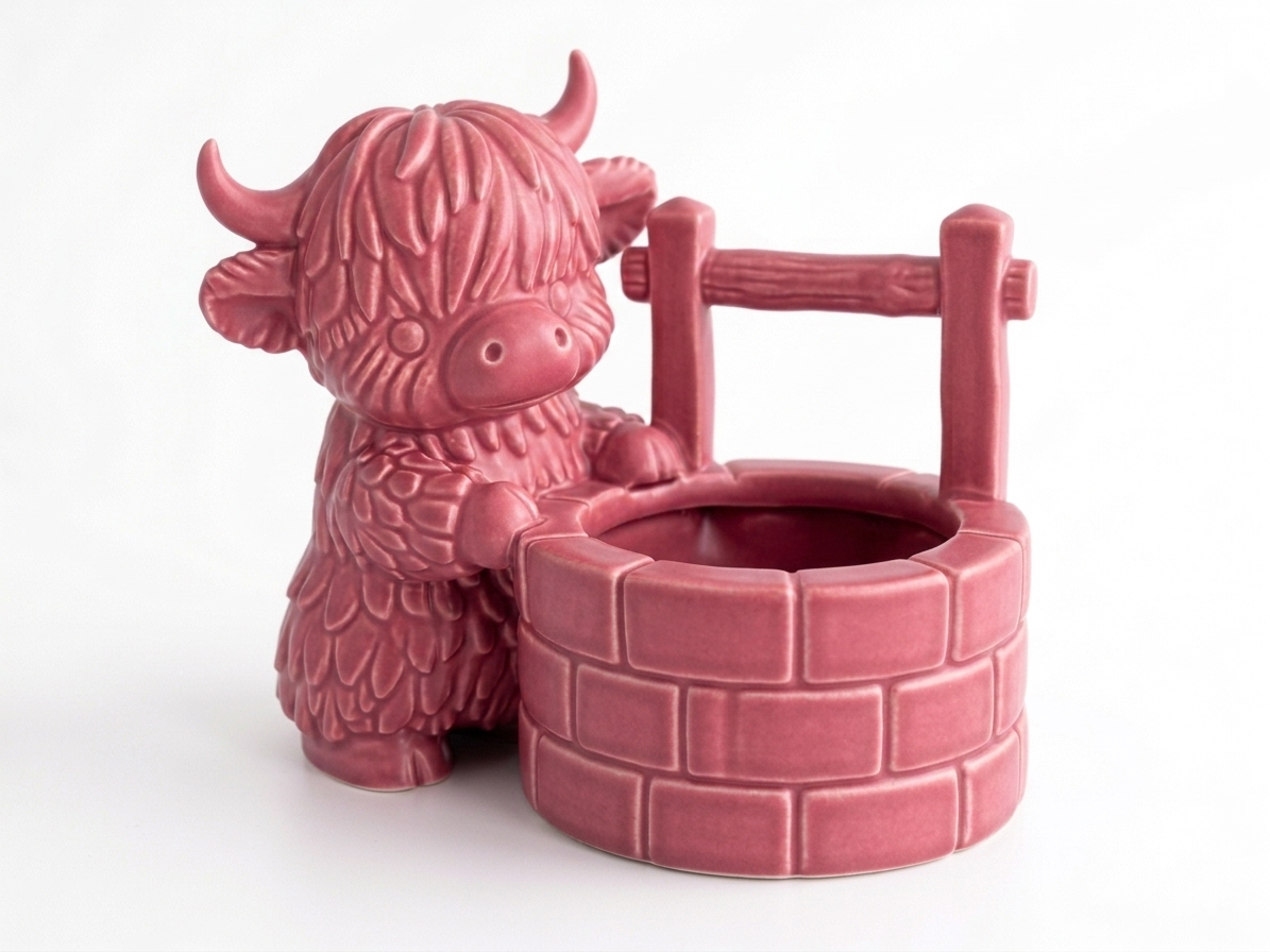 Cow Water Well Planter - Image 13