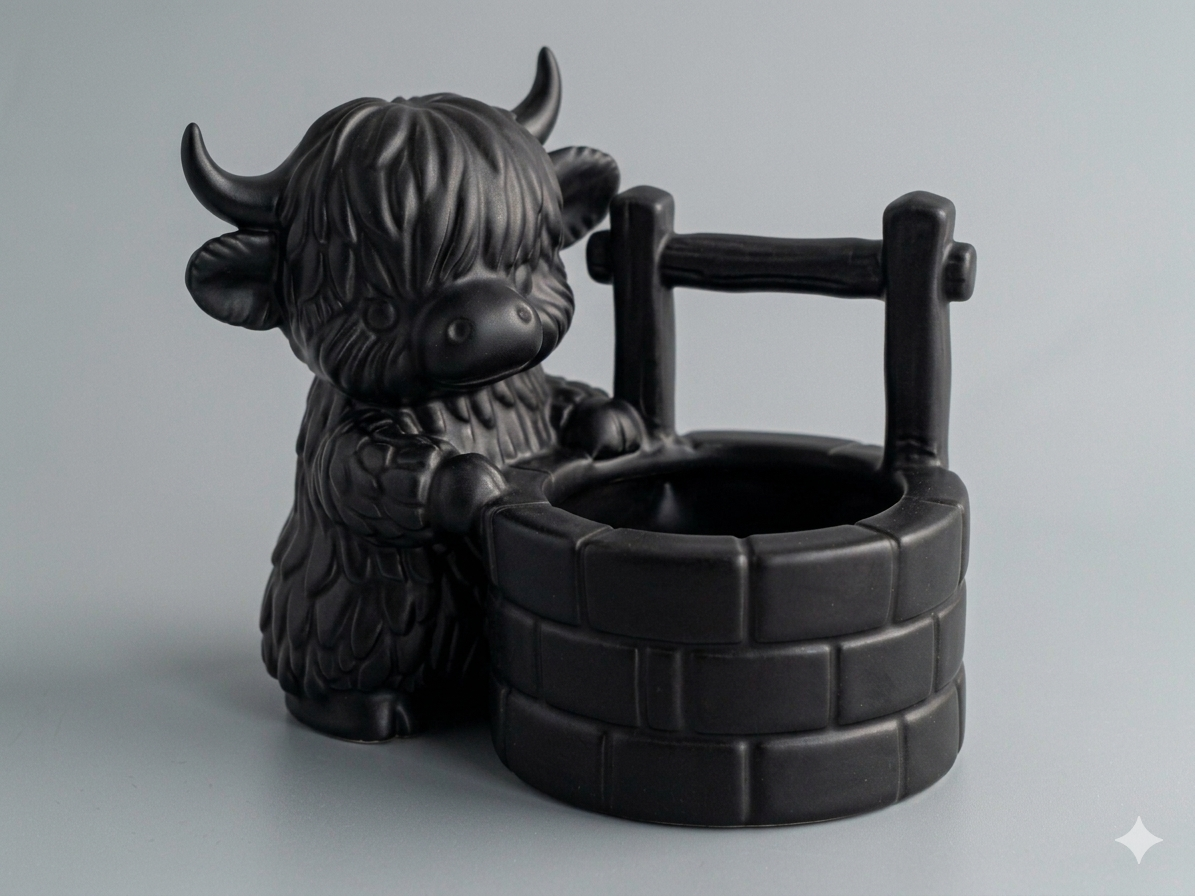 Cow Water Well Planter - Image 14