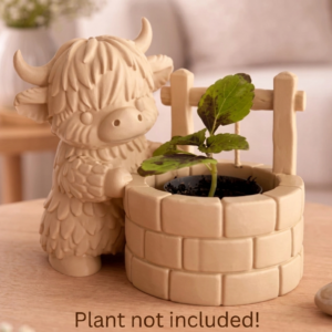 Cow Water Well Planter