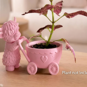 Cow Stroller Planter