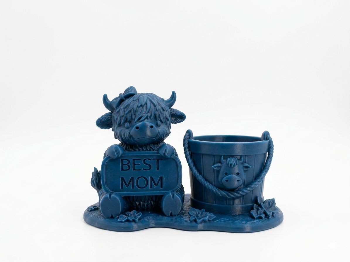 Cow Best Mom Planter - Image 9