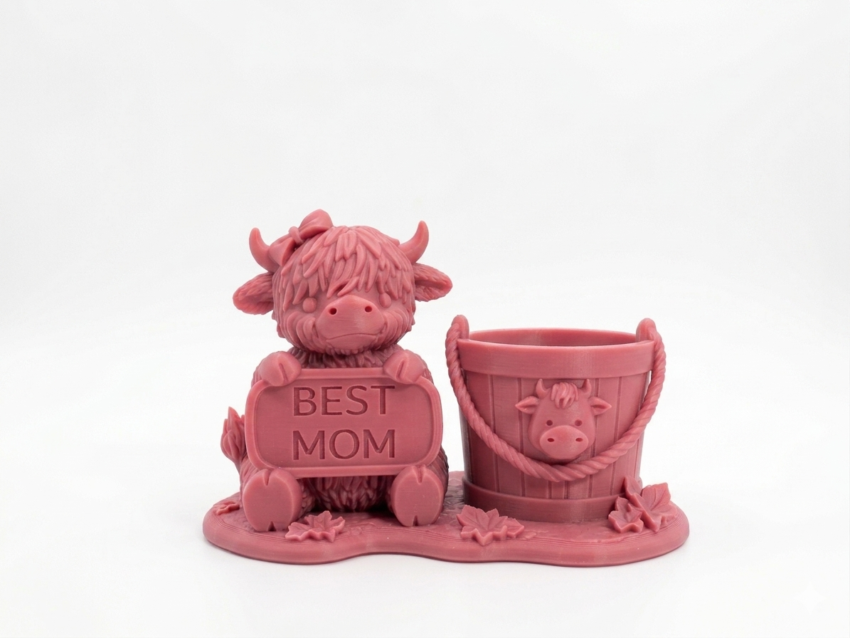 Cow Best Mom Planter - Image 2