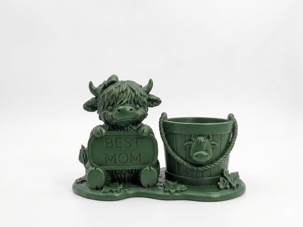Cow Best Mom Planter - Image 5