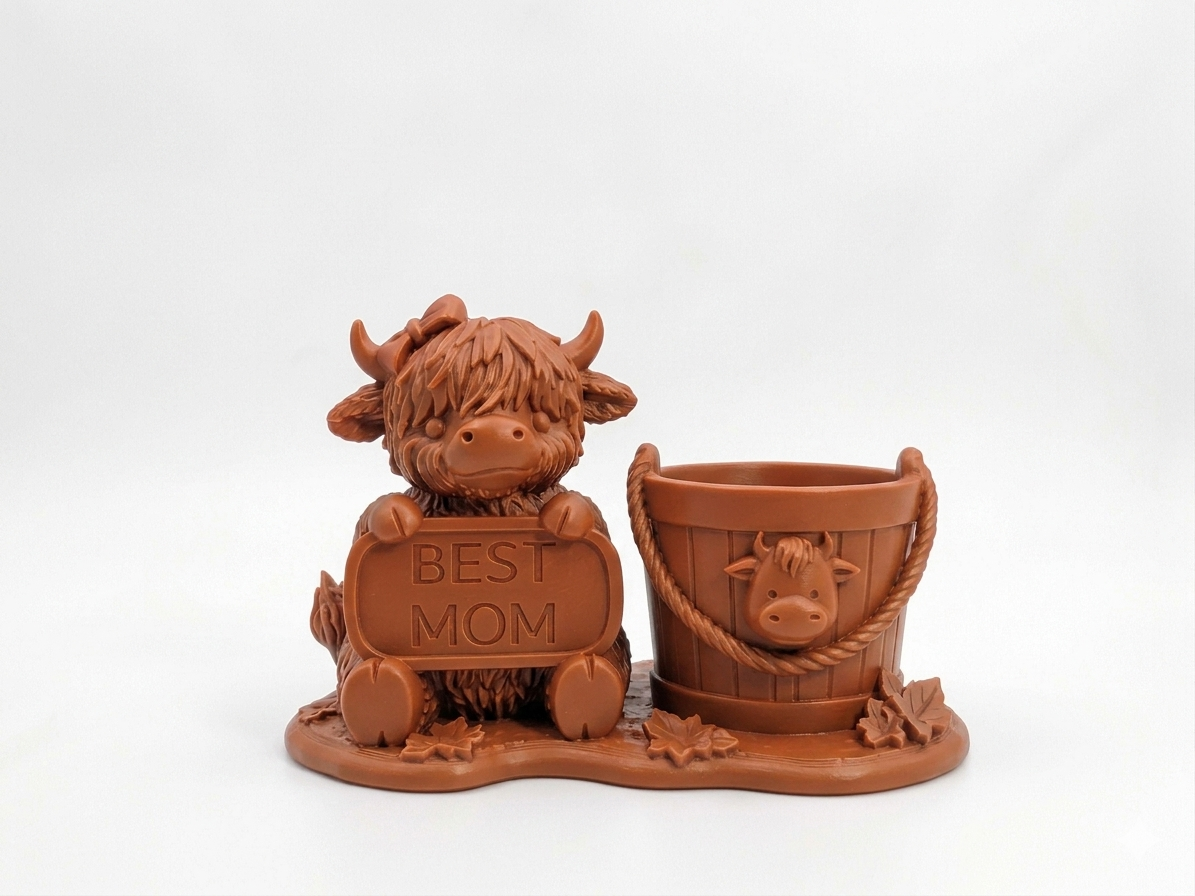 Cow Best Mom Planter - Image 15