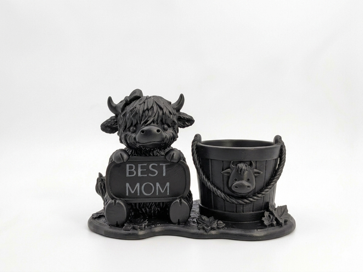 Cow Best Mom Planter - Image 13