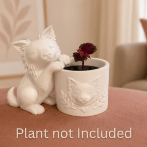 Border Collie Planter