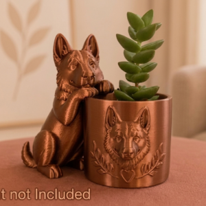 German Shepherd Planter