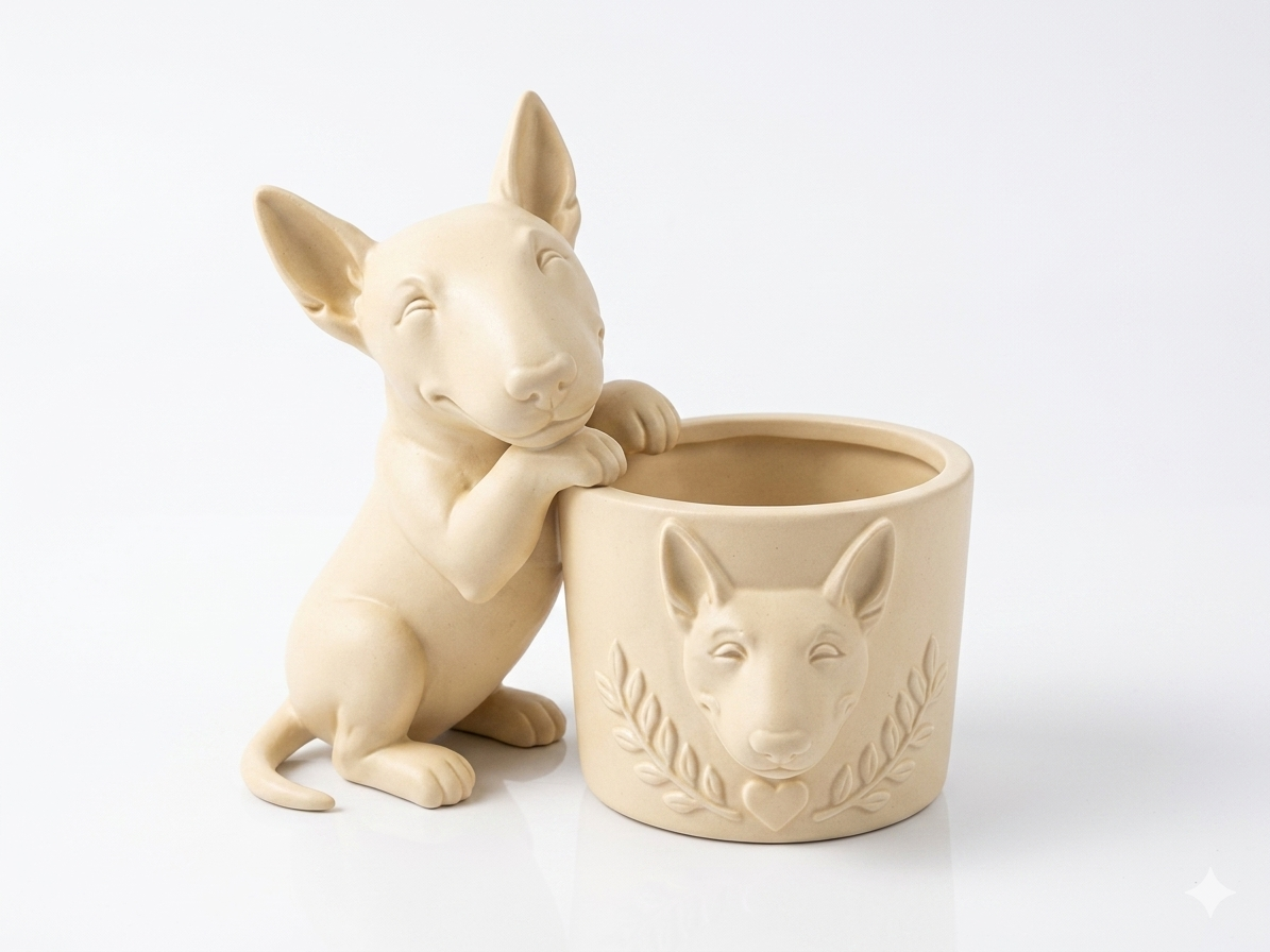 Bull Terrier Planter - Image 13