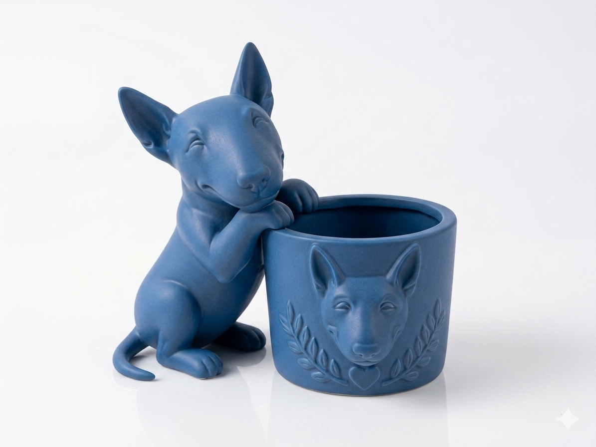 Bull Terrier Planter - Image 6