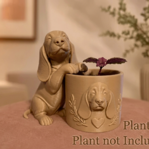 Basset Hound Planter