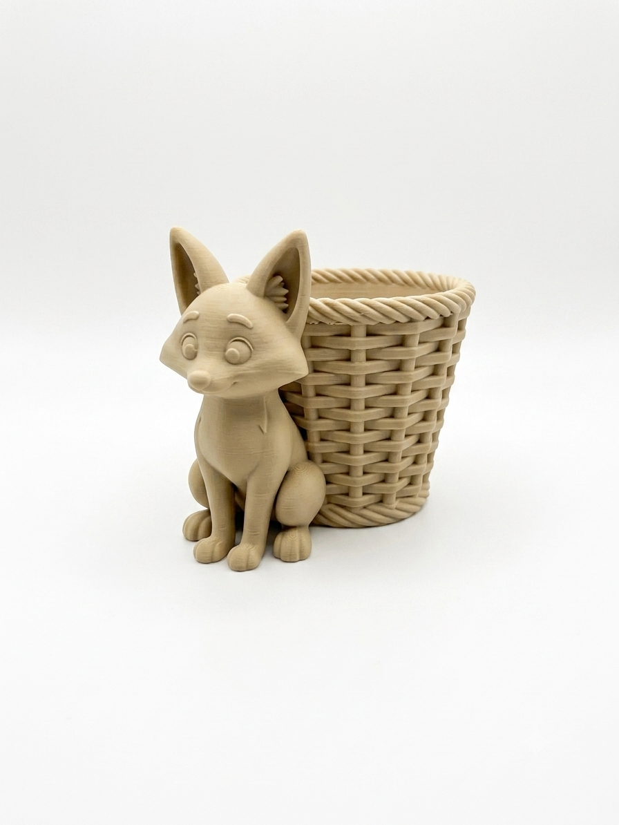 Fox Wicker Planter - Image 15