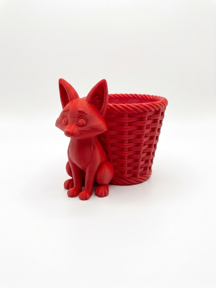 Fox Wicker Planter - Image 11