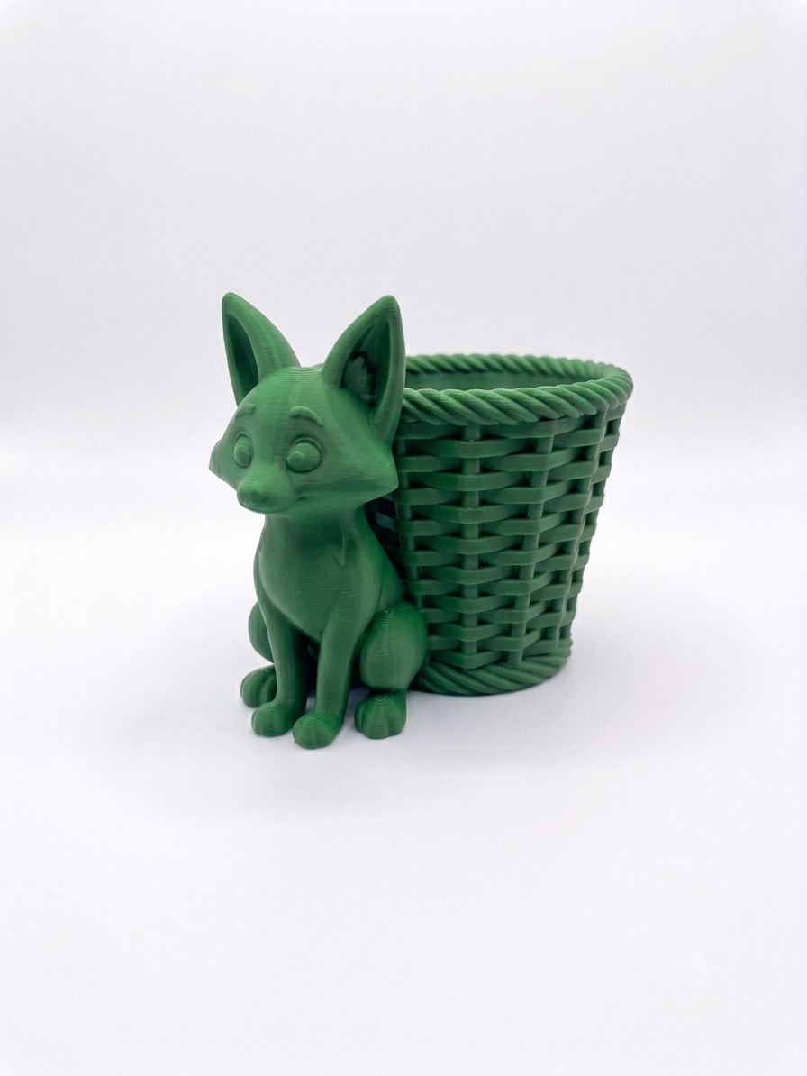 Fox Wicker Planter - Image 9
