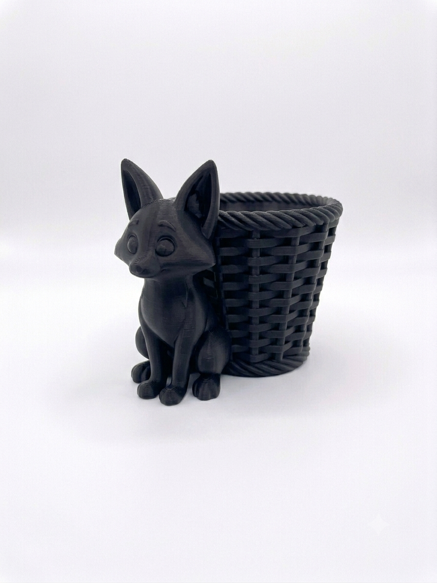 Fox Wicker Planter - Image 12