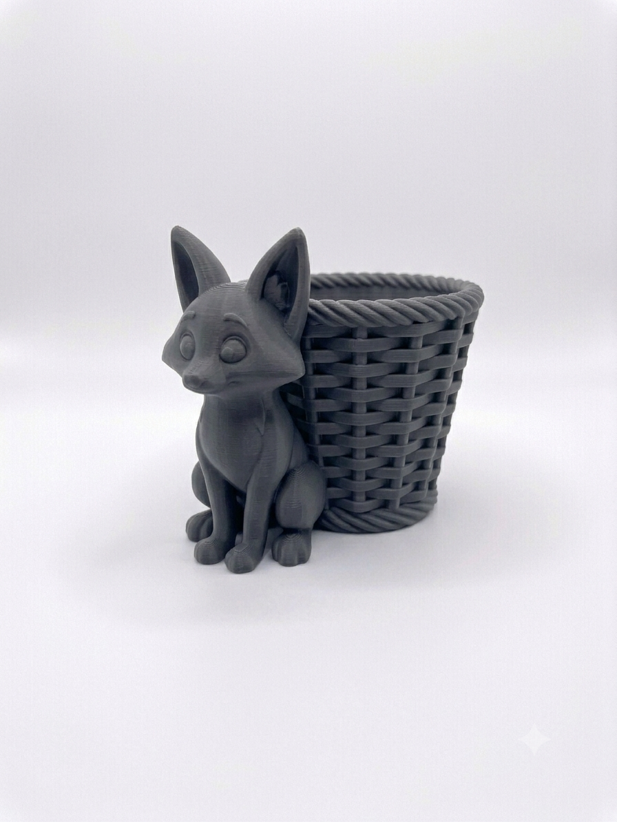 Fox Wicker Planter - Image 13