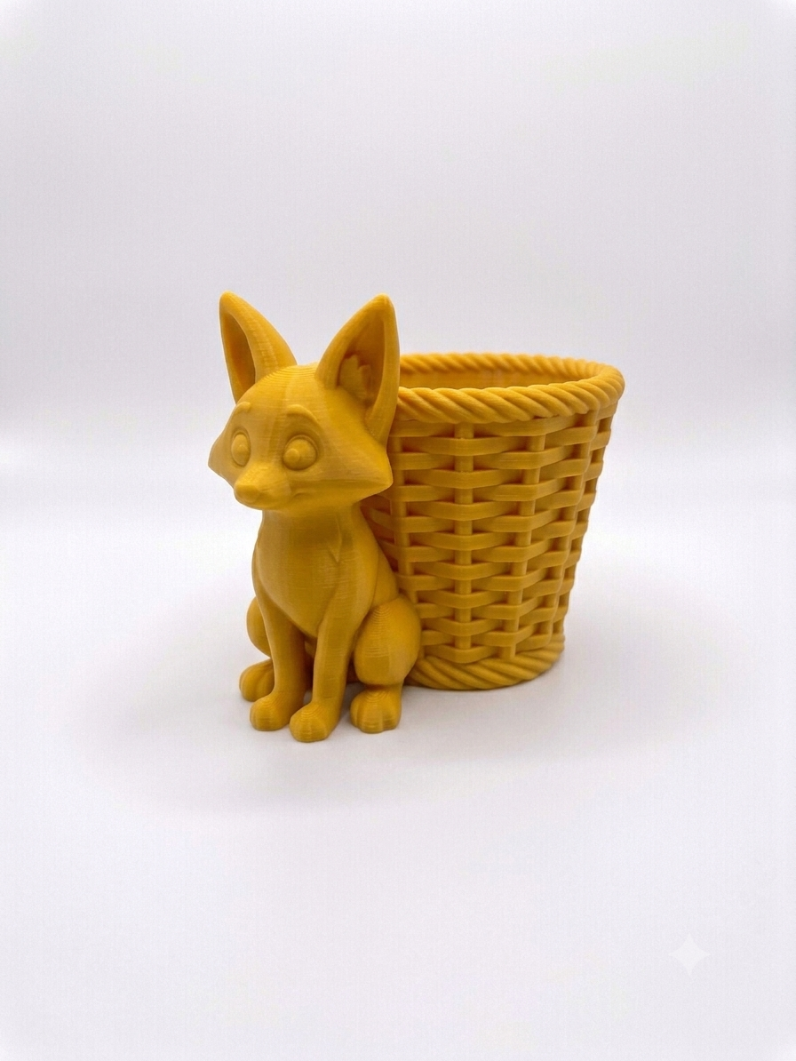 Fox Wicker Planter - Image 8