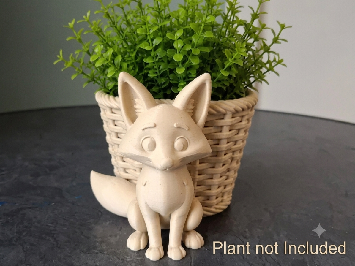 Fox Wicker Planter