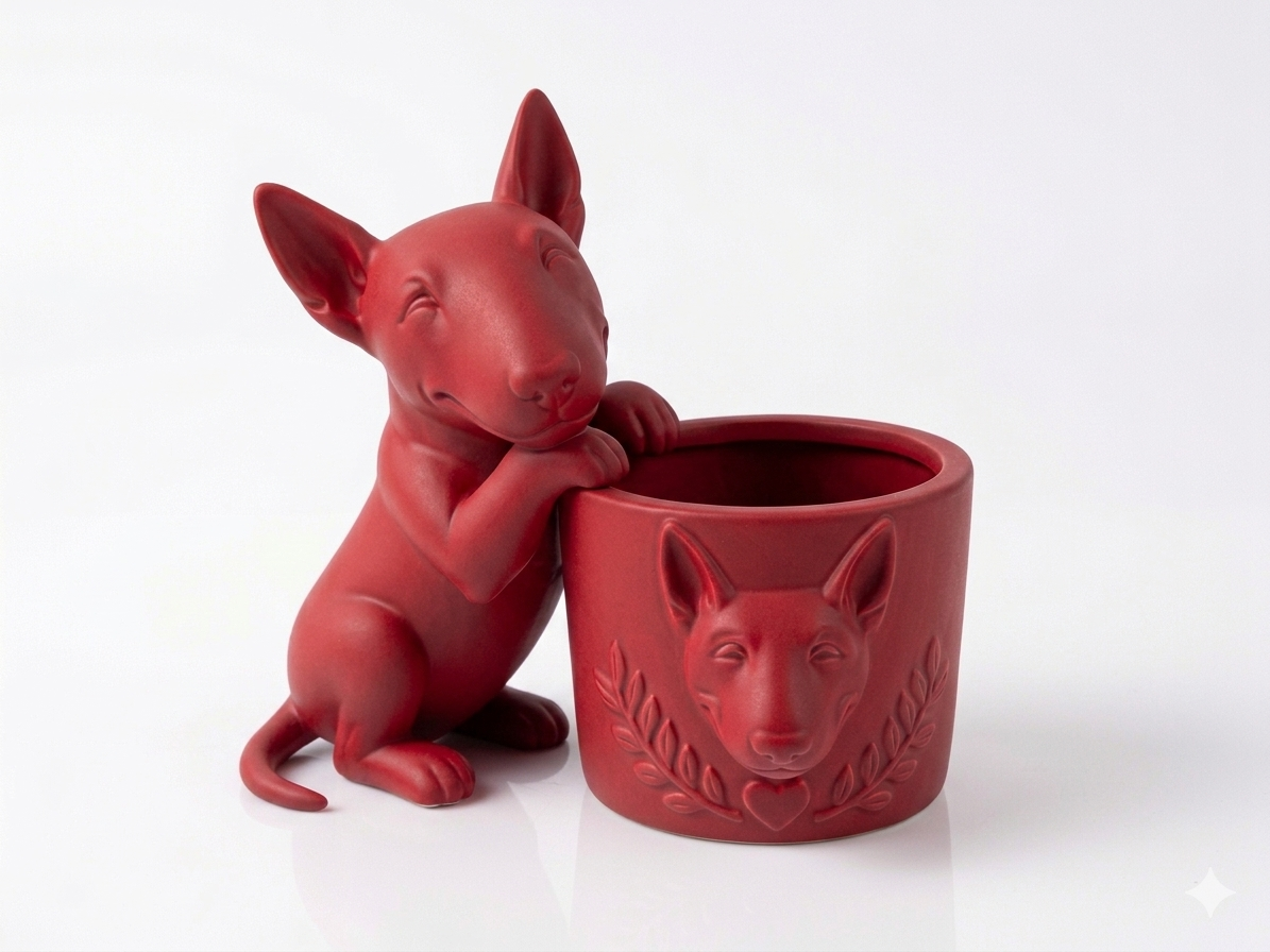 Bull Terrier Planter - Image 7