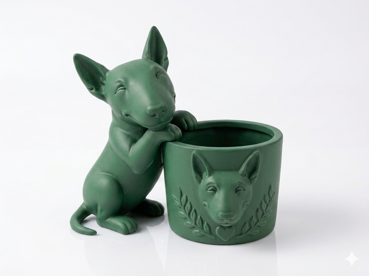 Bull Terrier Planter - Image 11