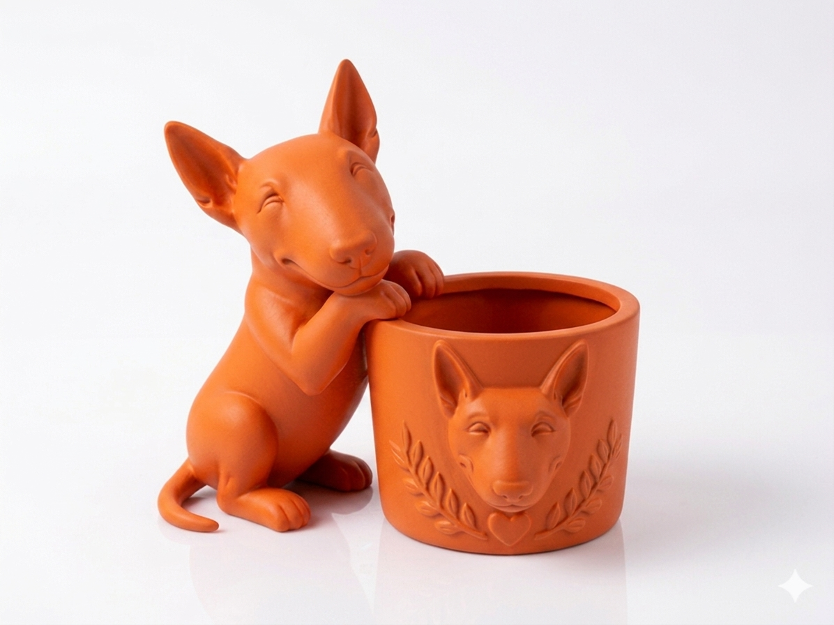 Bull Terrier Planter - Image 5