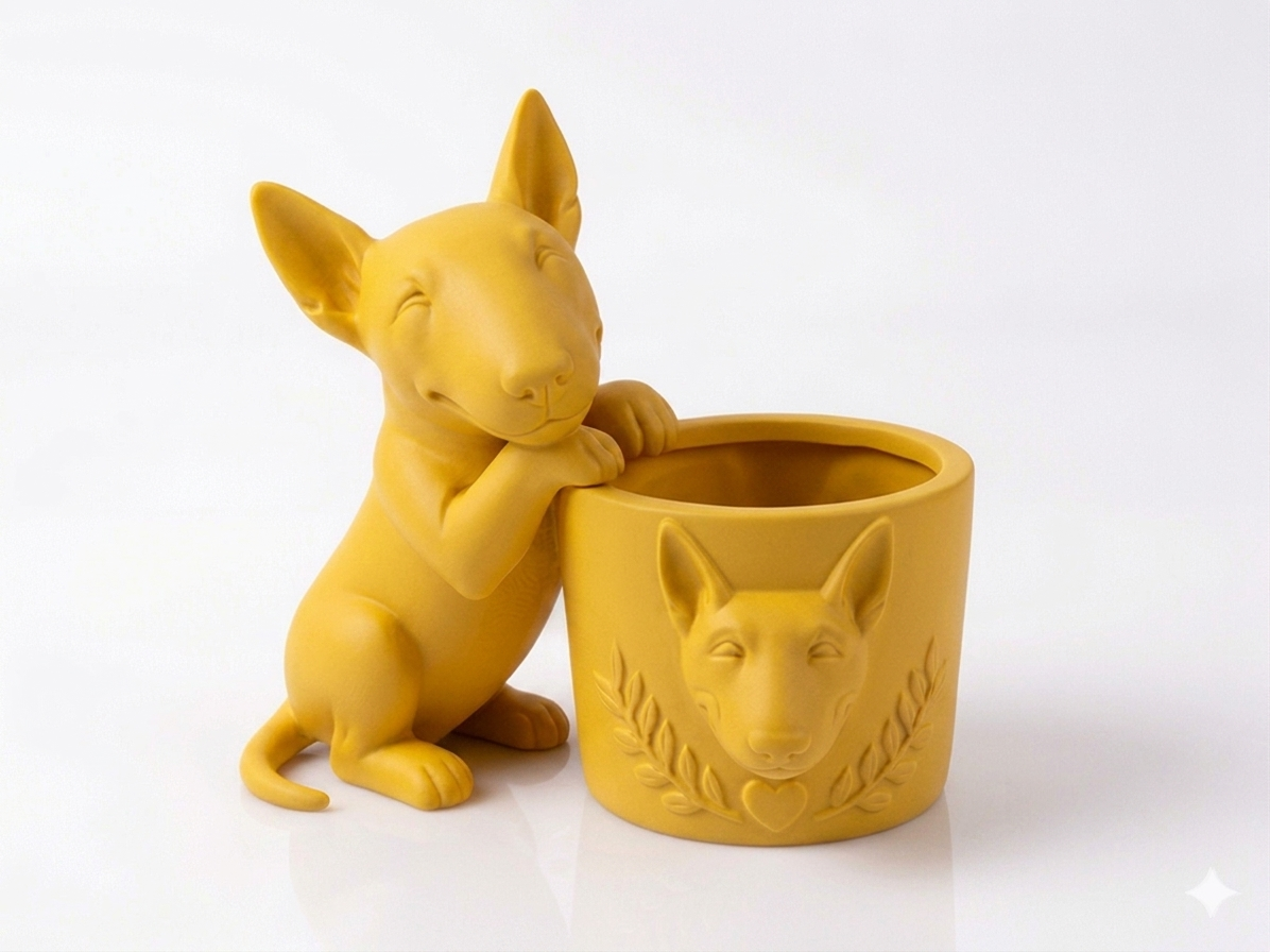 Bull Terrier Planter - Image 3