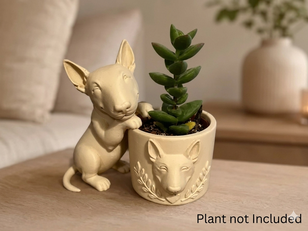 Bull Terrier Planter