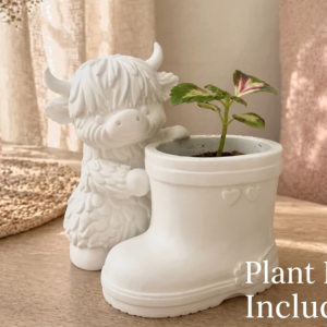 Cow Boot Planter