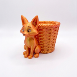 Alternative view of Fox Wicker Planter