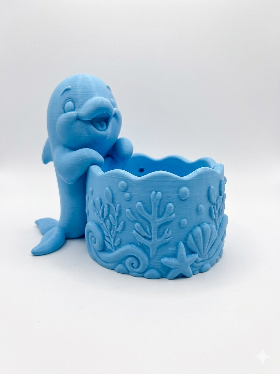 The Dolphin Bloom Planter - Image 2