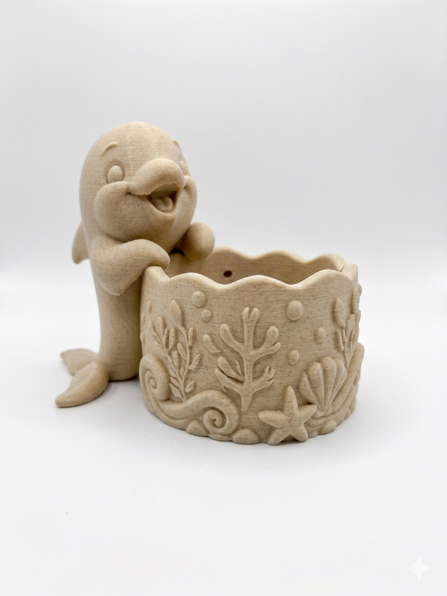 The Dolphin Bloom Planter - Image 3