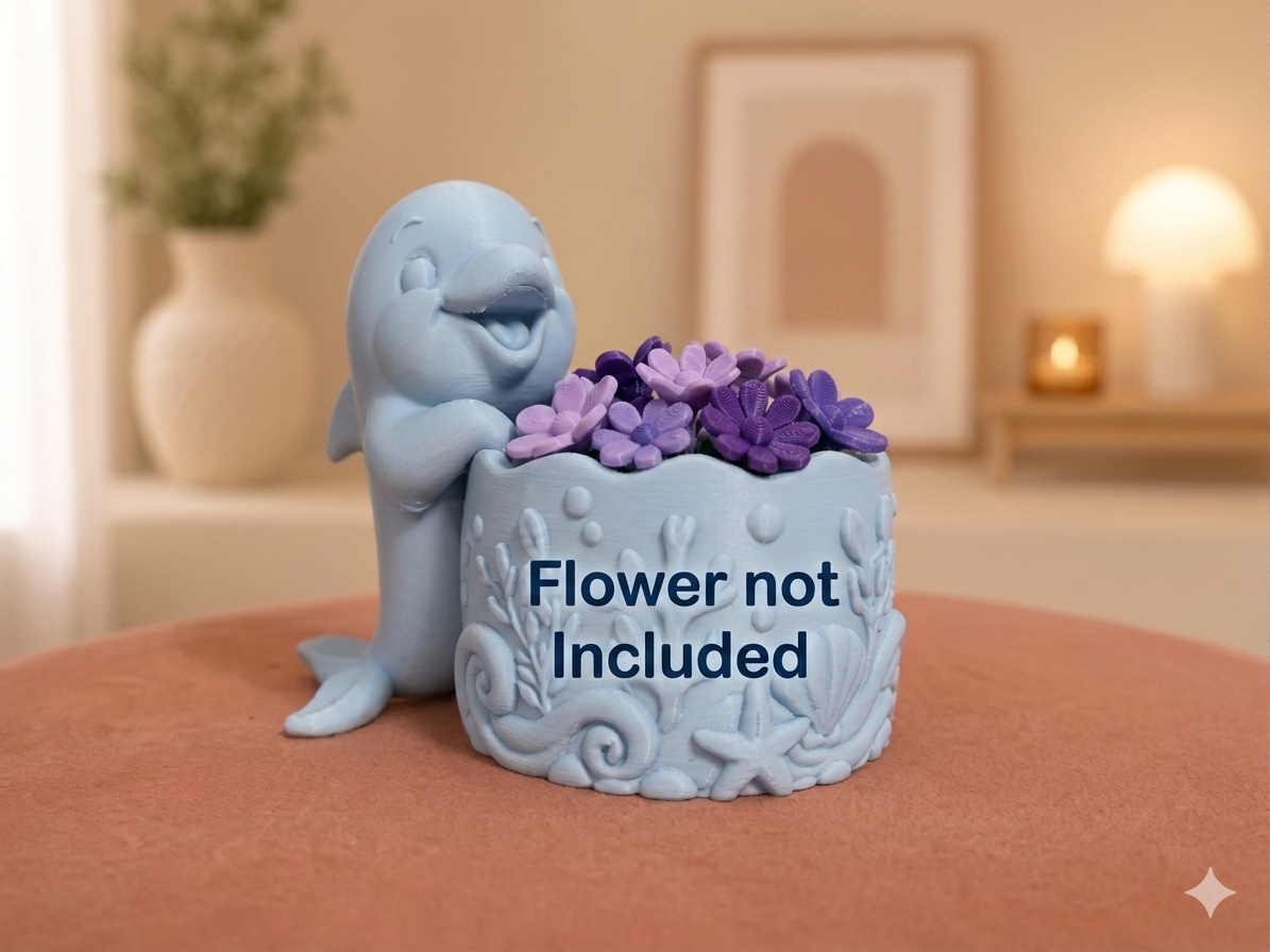 The Dolphin Bloom Planter