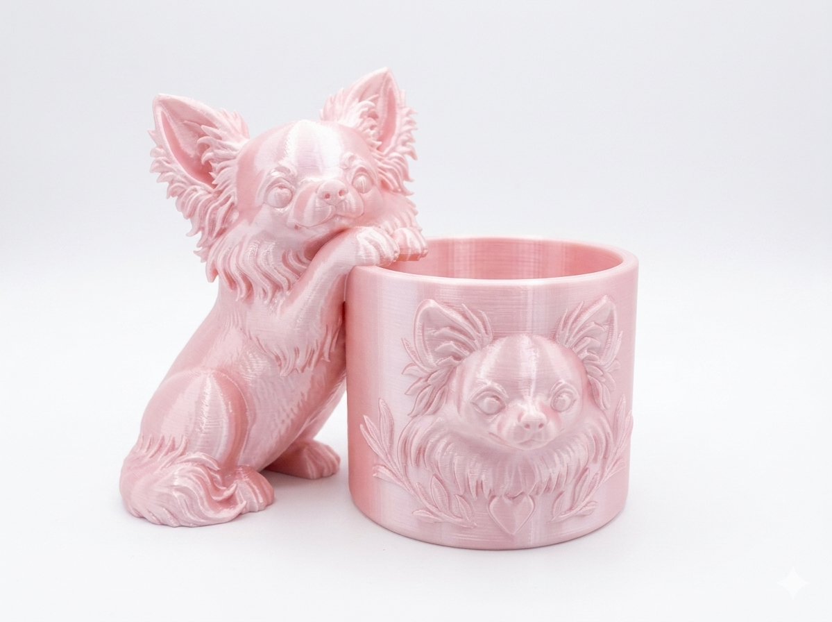 Long-Haired Chihuahua Planter - Image 2