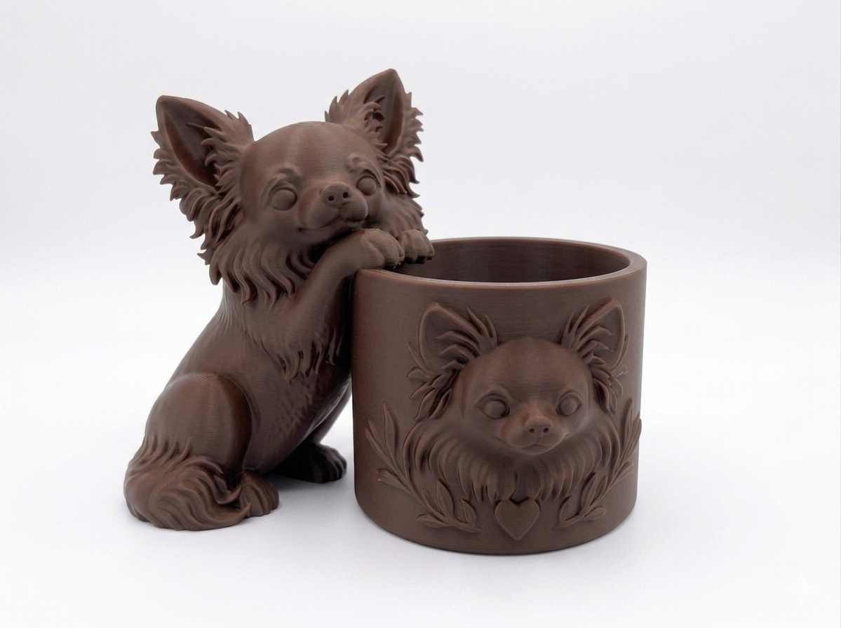 Long-Haired Chihuahua Planter - Image 6