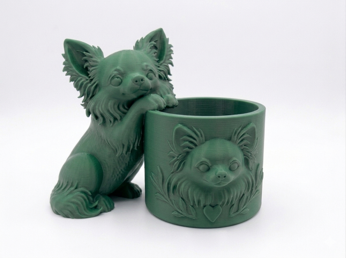 Long-Haired Chihuahua Planter - Image 7