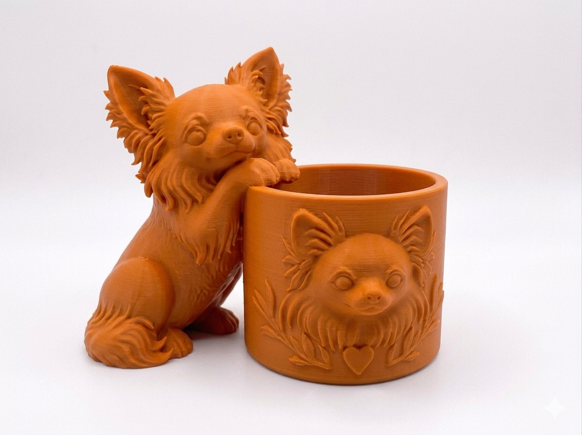 Long-Haired Chihuahua Planter - Image 8