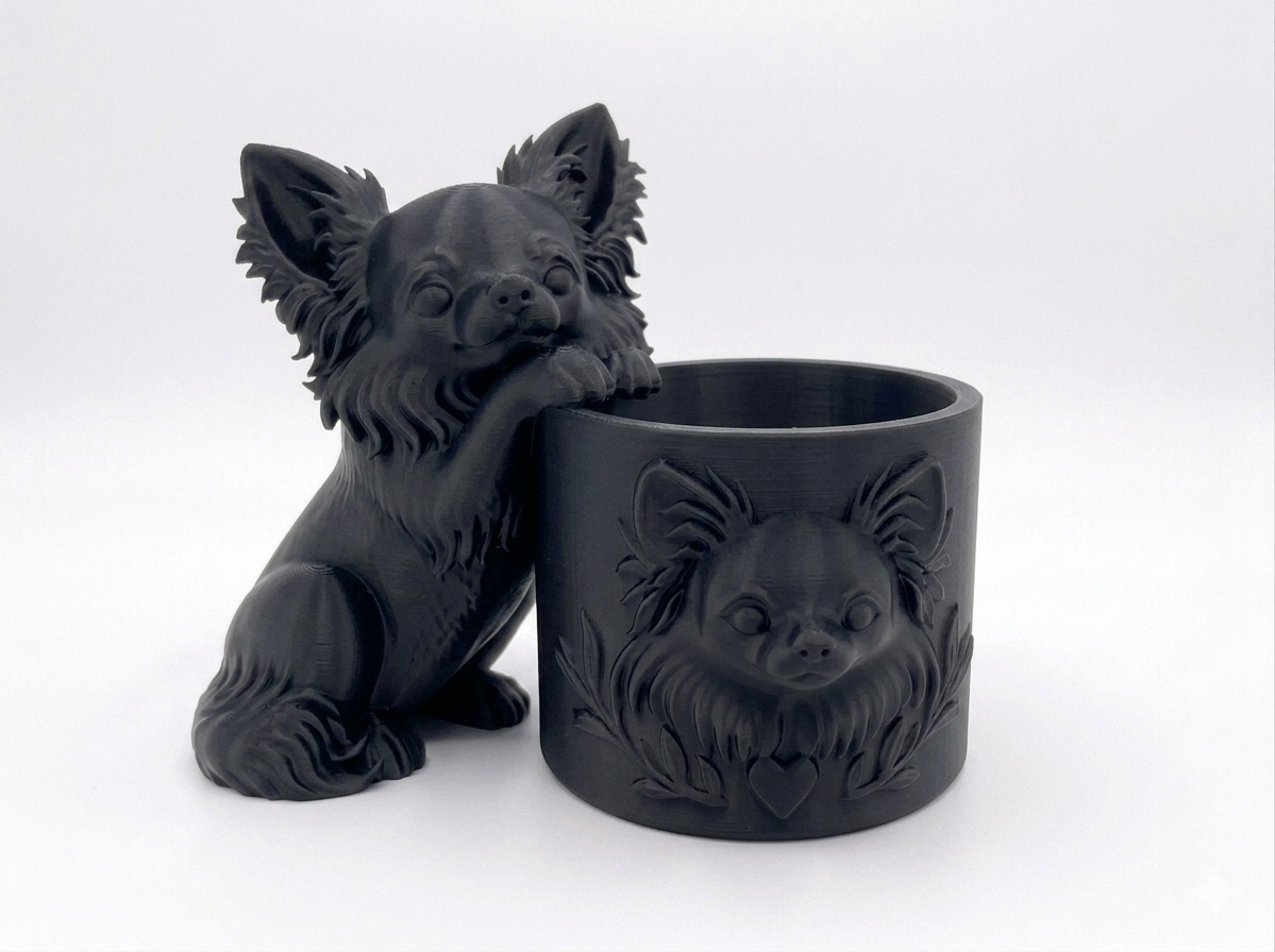 Long-Haired Chihuahua Planter - Image 9