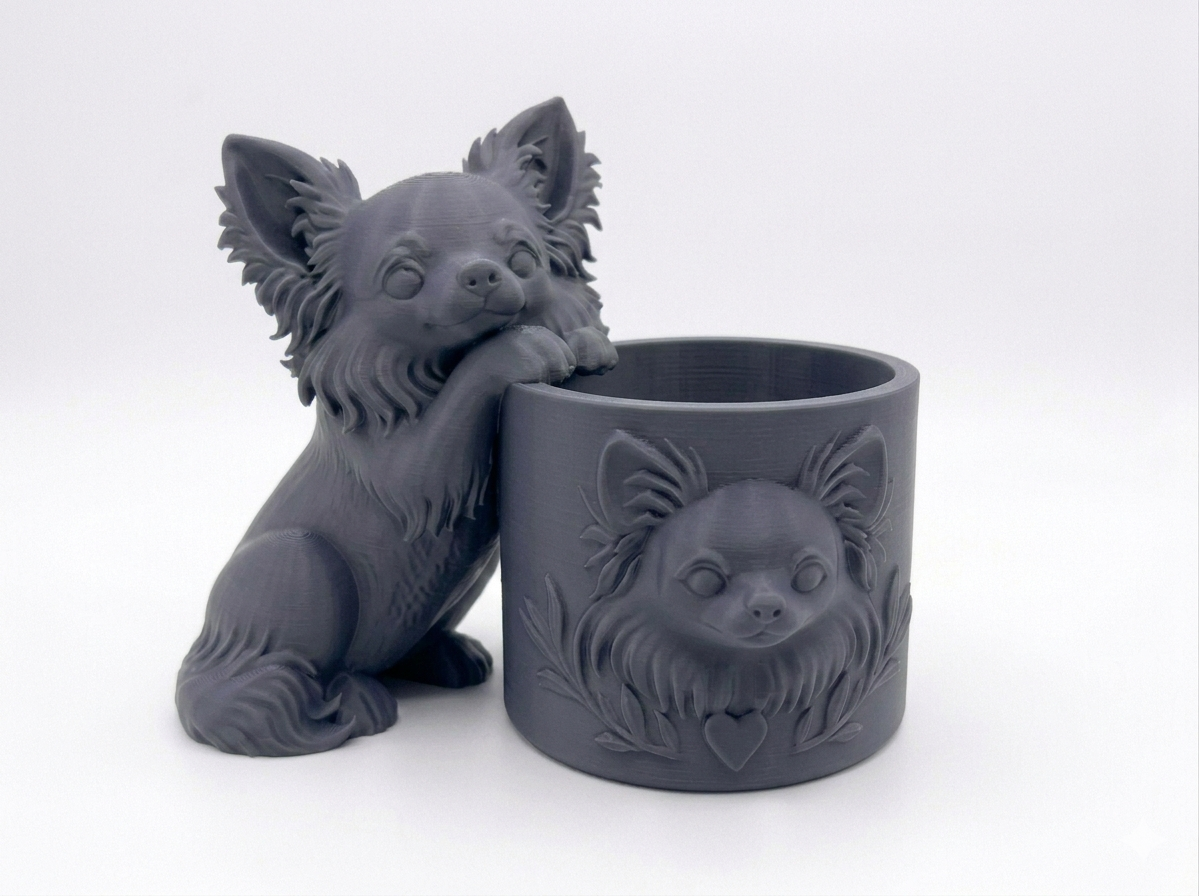 Long-Haired Chihuahua Planter - Image 10