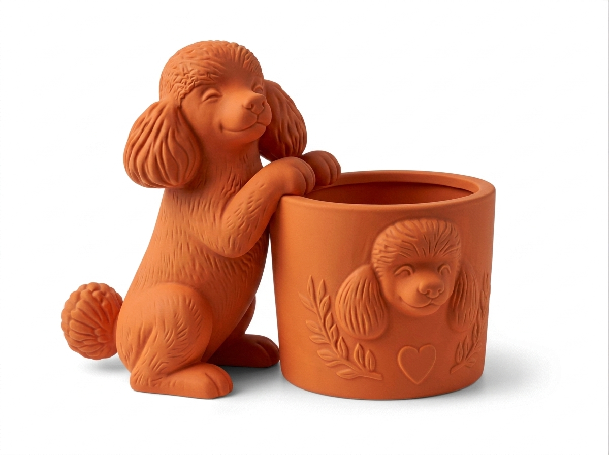 Poodle Planter - Image 8