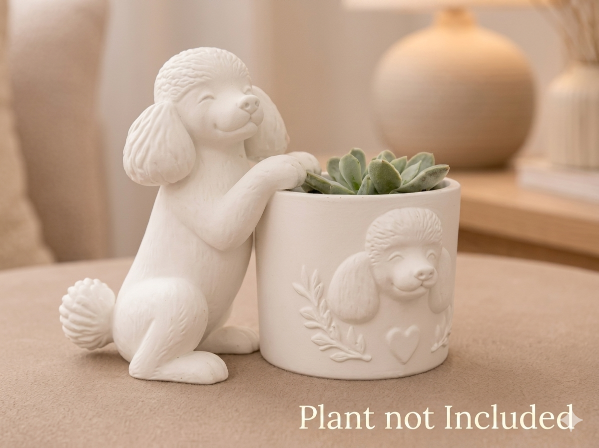 Poodle Planter