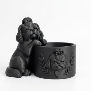 Alternative view of Shih Tzu Planter
