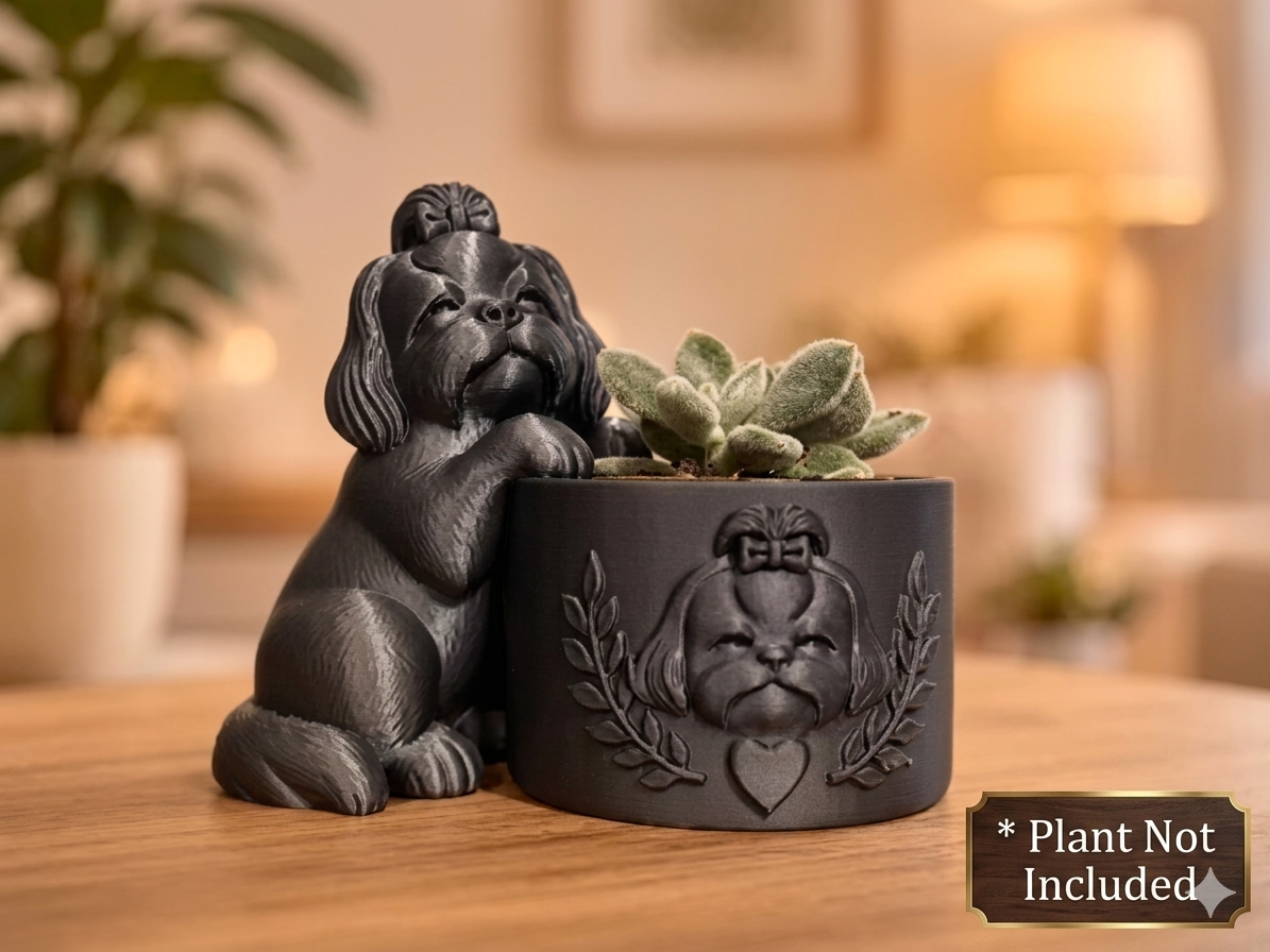 Shih Tzu Planter