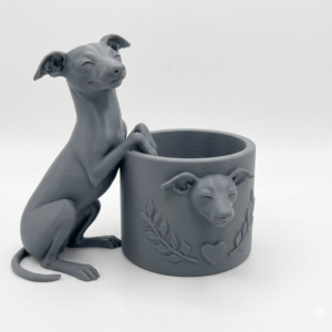 Alternative view of Greyhound Planter