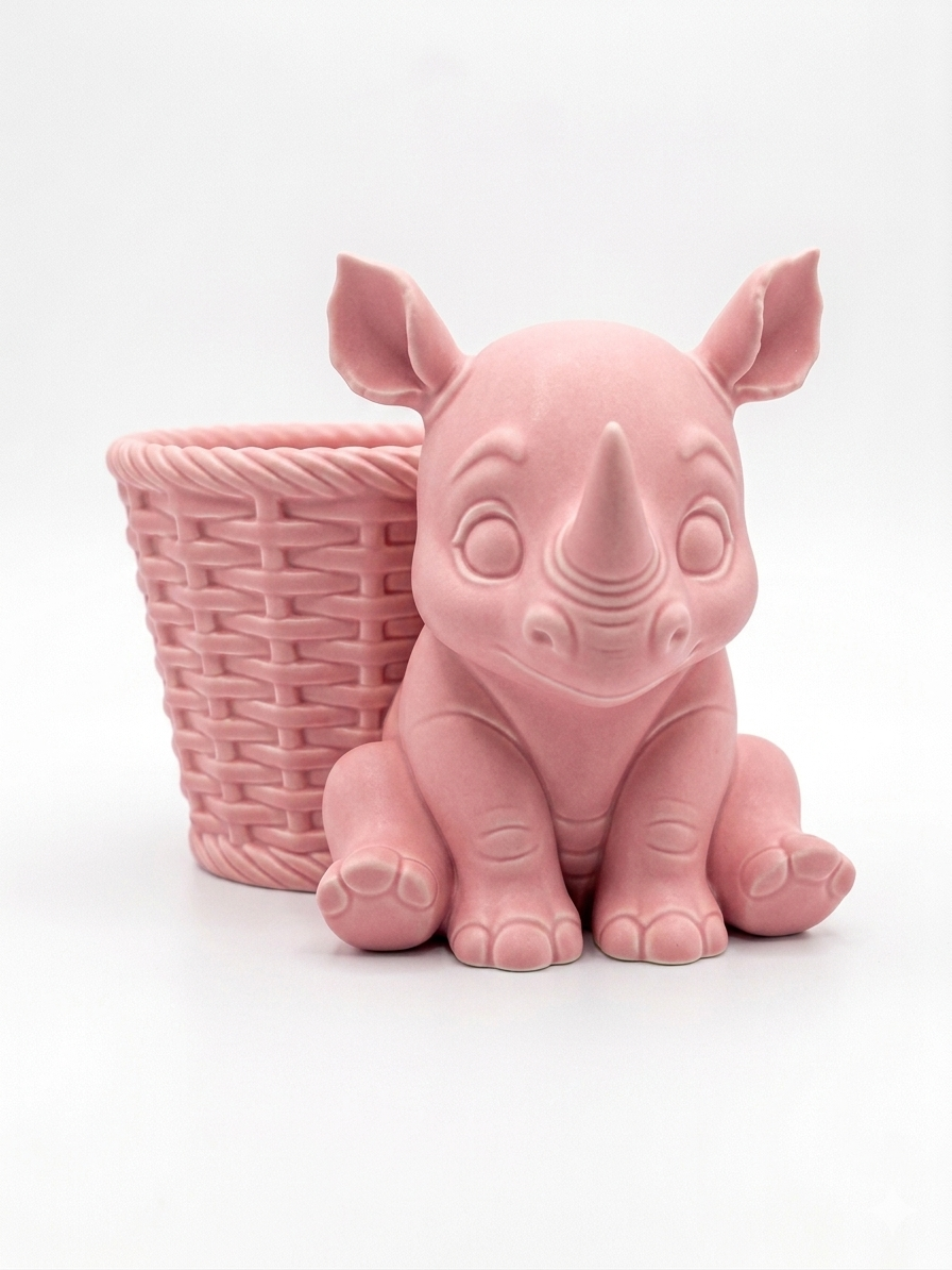 Rhino Wicker Planter - Image 5