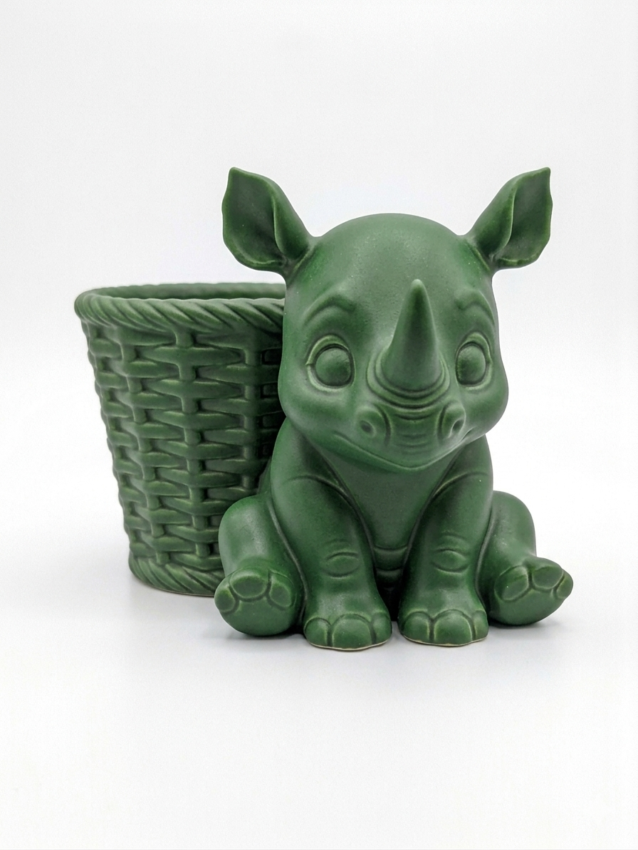 Rhino Wicker Planter - Image 8