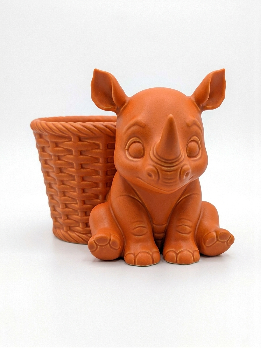 Rhino Wicker Planter - Image 9