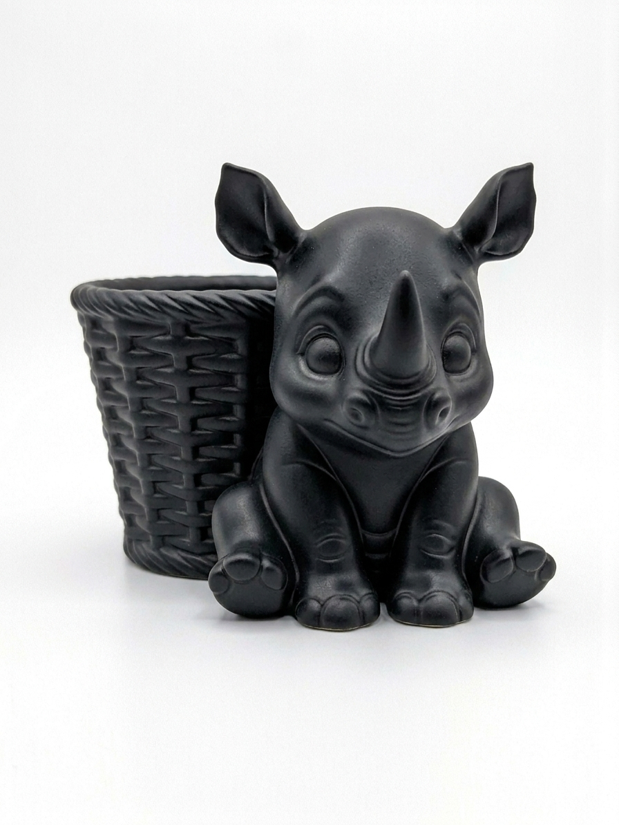 Rhino Wicker Planter - Image 10